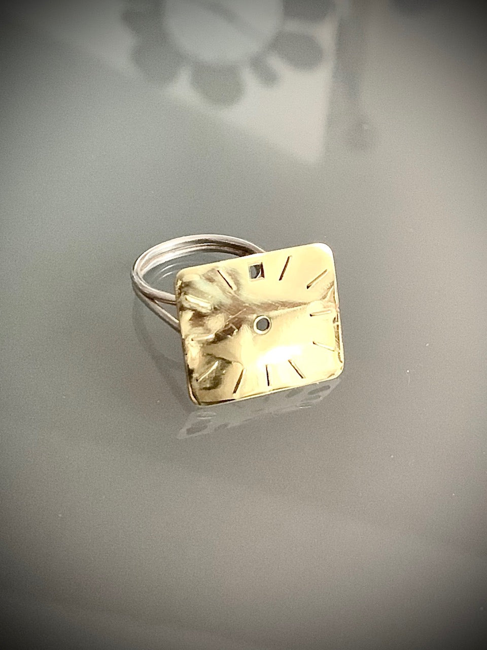 ANY TIME IS TIMELESS - Anello Rettangolo
